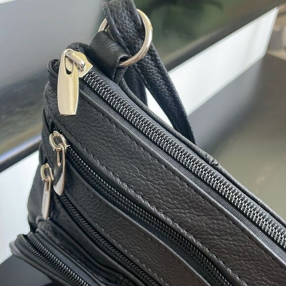 New leather unisex, Crossbody shoulder purse - Picture 8 of 8